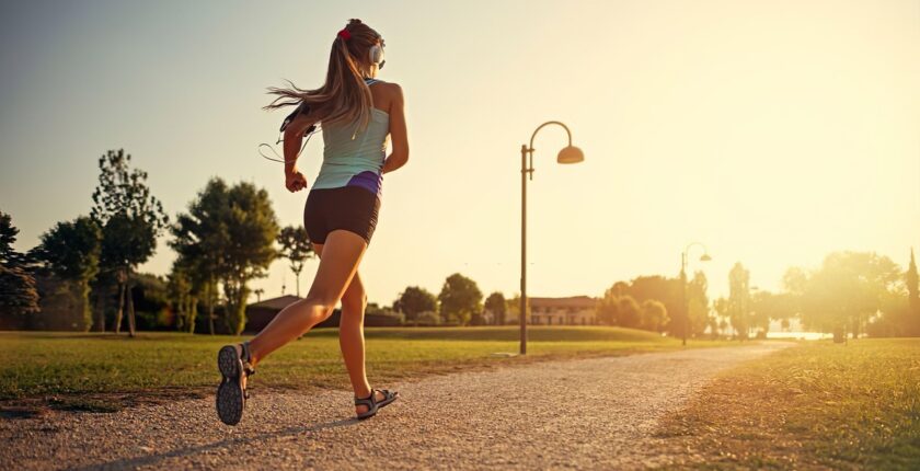 jogging